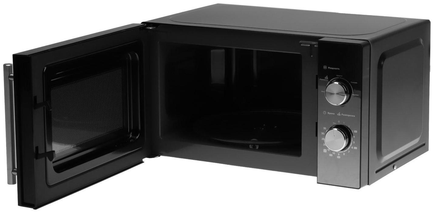 Микроволновая печь BQ MWO-20035SM/BG, 700 Вт, 20 л, чёрная