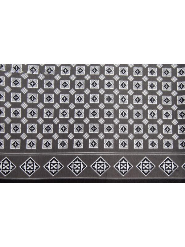 Палантин двусторонний, цвет серый, 29х127