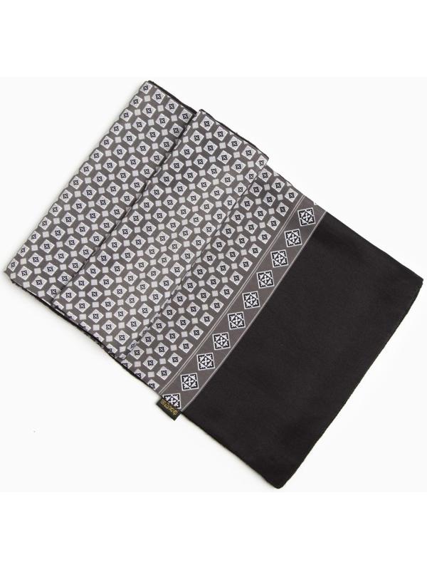 Палантин двусторонний, цвет серый, 29х127