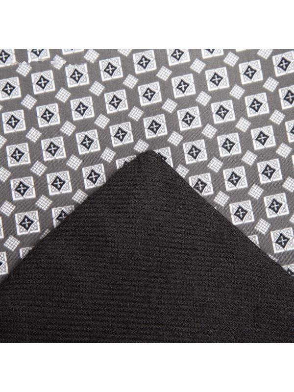 Палантин двусторонний, цвет серый, 29х127