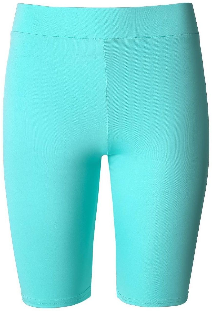 Велосипедки женские, цвет бирюзовый, размер 42