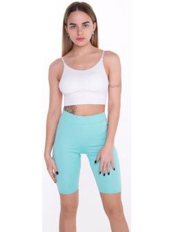 Велосипедки женские, цвет бирюзовый, размер 42