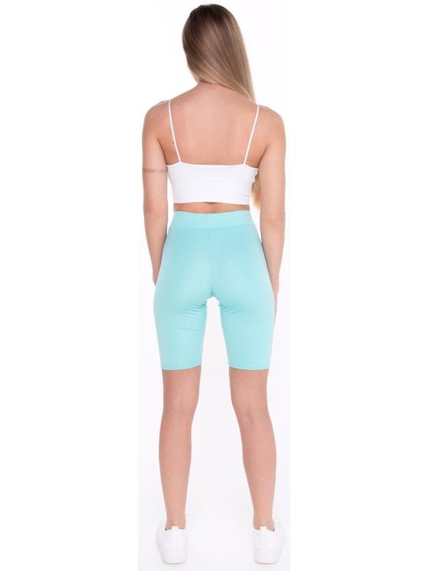 Велосипедки женские, цвет бирюзовый, размер 42