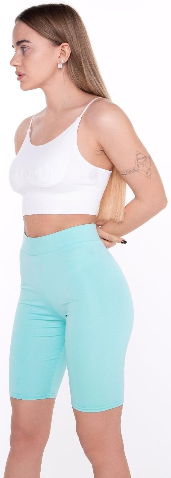 Велосипедки женские, цвет бирюзовый, размер 44