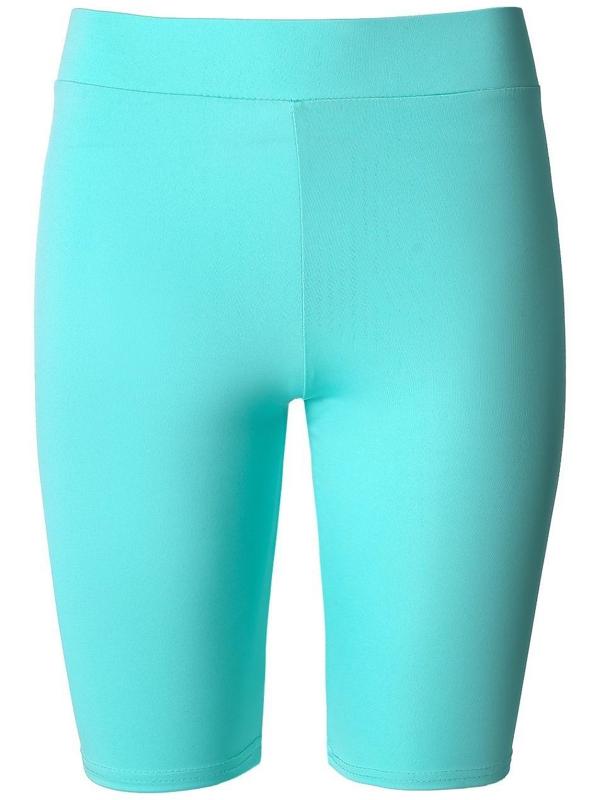 Велосипедки женские, цвет бирюзовый, размер 44