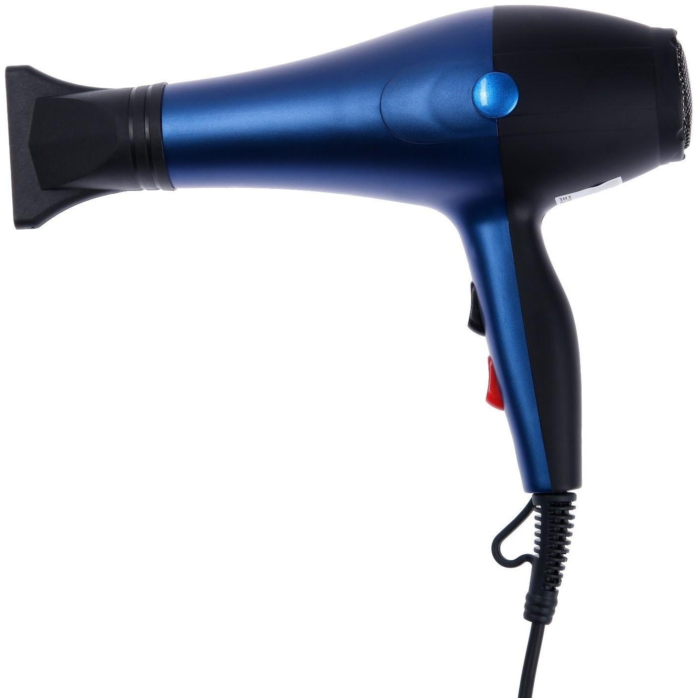 Фен Luazon LF-17, 1500 Вт, 2 скорости, 3 температурных режима, синий