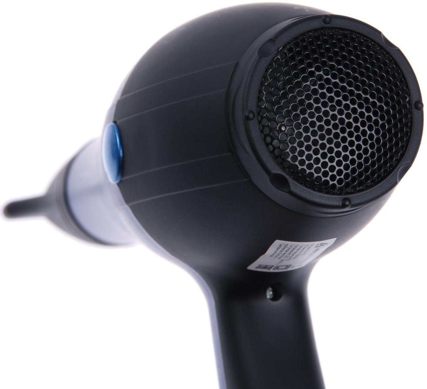 Фен Luazon LF-17, 1500 Вт, 2 скорости, 3 температурных режима, синий