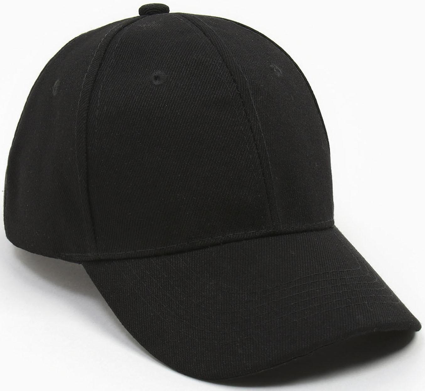 Бейсболка, цвет чёрный, размер 56-58