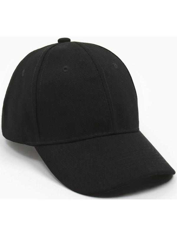 Бейсболка, цвет чёрный, размер 56-58