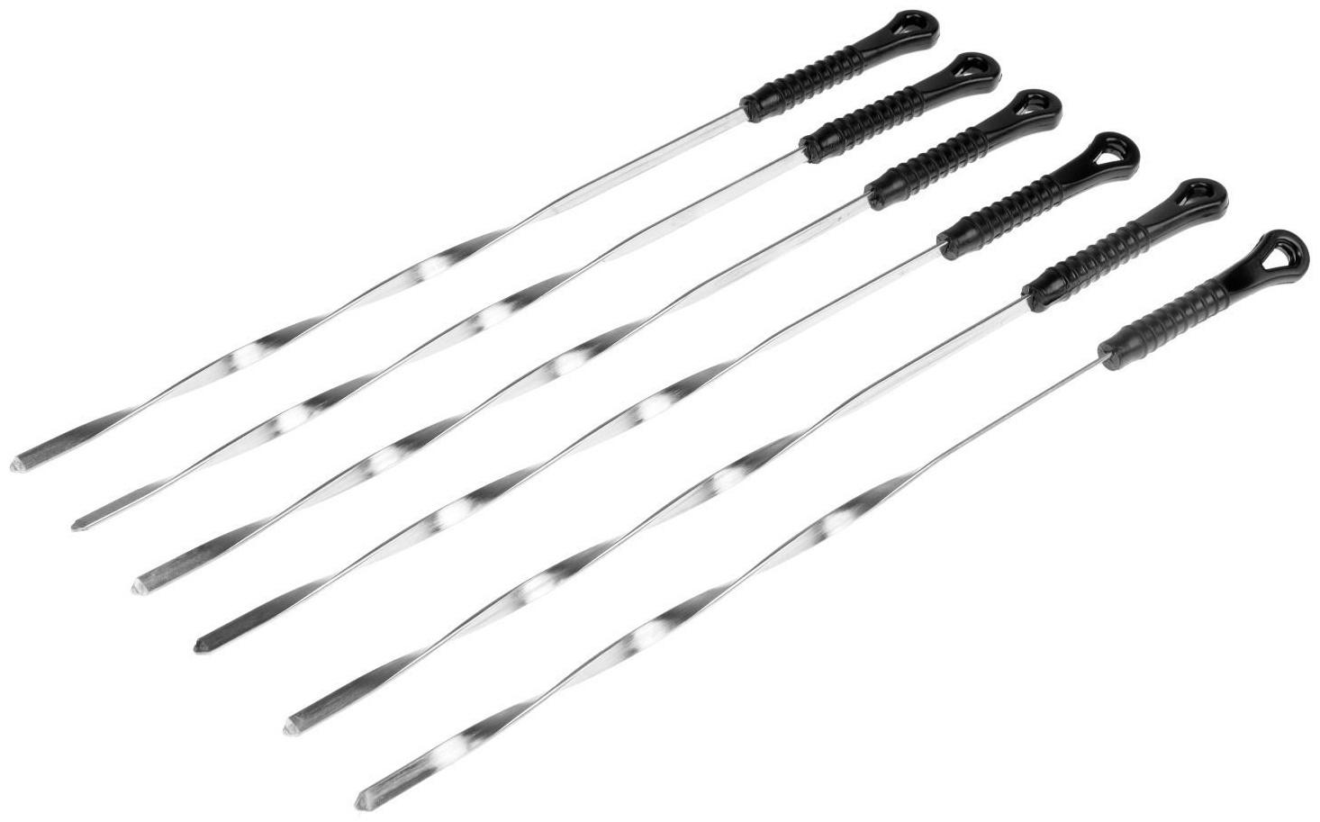 Шашлычница электрическая WILLMARK WKG-1306, 1000 Вт, 6 шампуров, серебристая