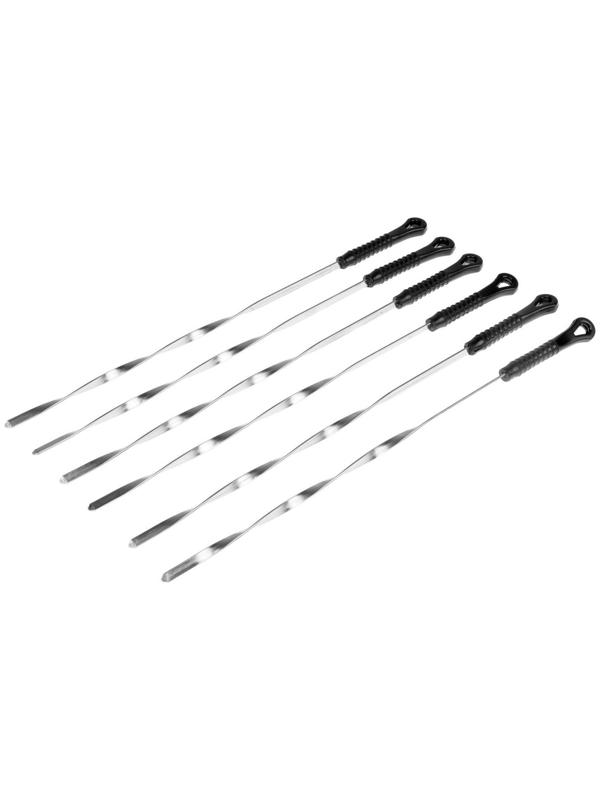 Шашлычница электрическая WILLMARK WKG-1306, 1000 Вт, 6 шампуров, серебристая