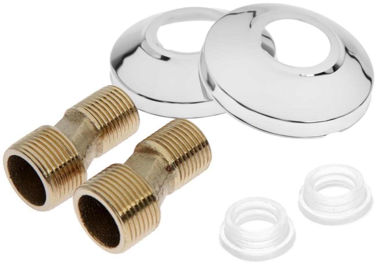 Смеситель для душа RMS PL5-003, однорычажный, без излива, без лейки, белый