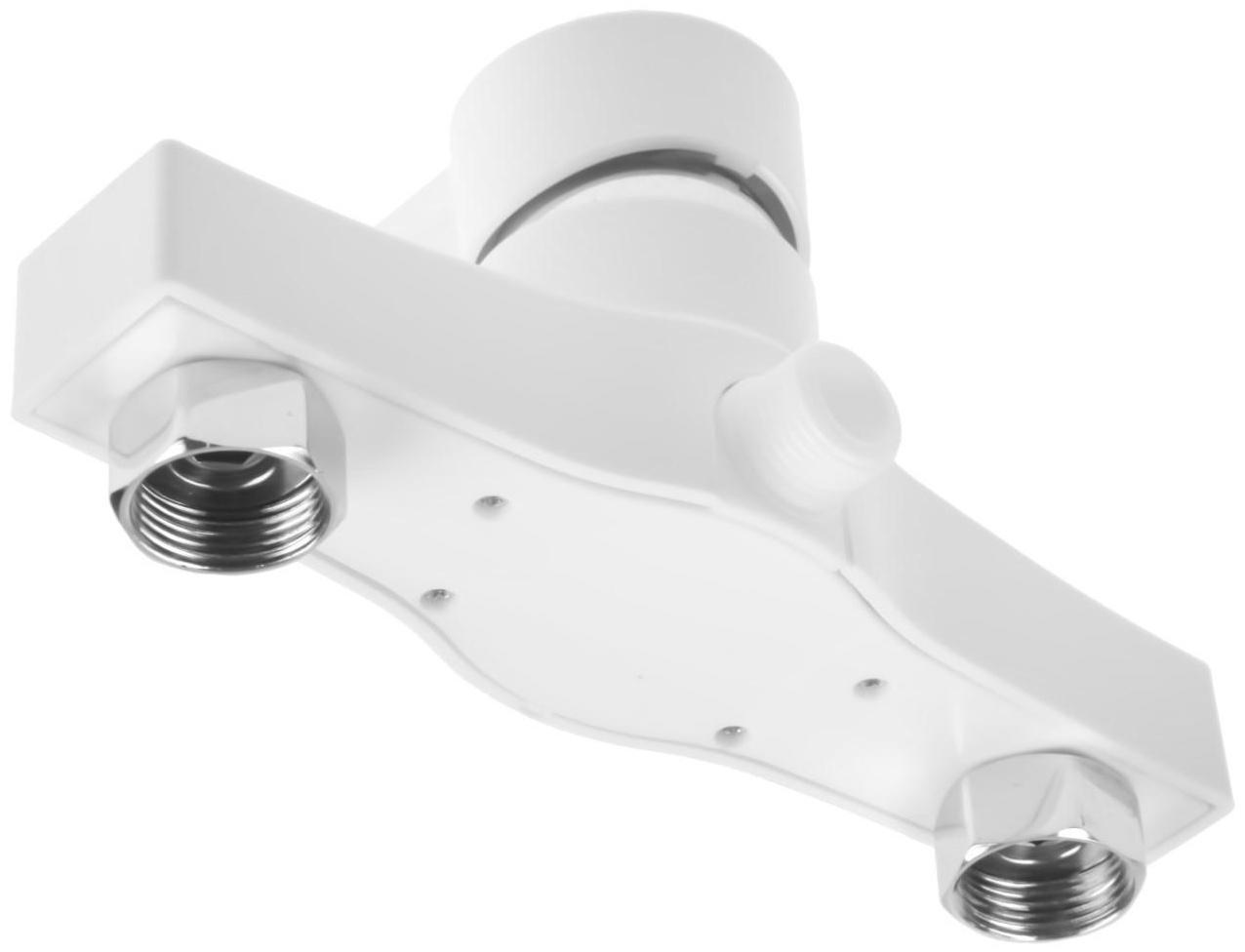 Смеситель для душа RMS PL5-003, однорычажный, без излива, без лейки, белый