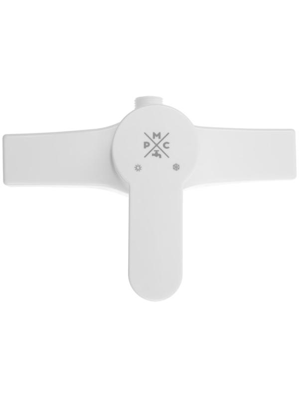 Смеситель для душа RMS PL5-003, однорычажный, без излива, без лейки, белый