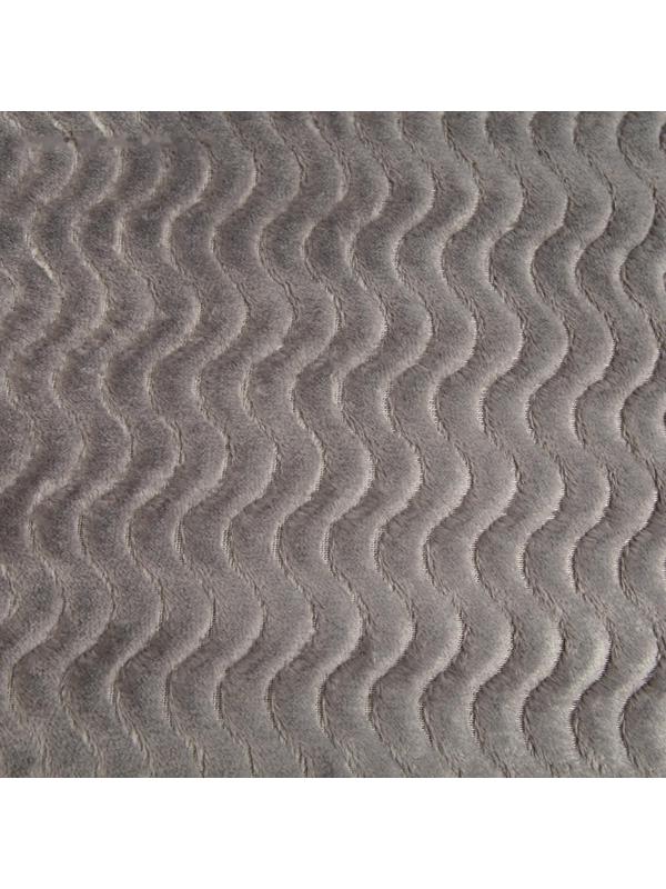 Плед Волна 200х205см, велсофт 250г/м, 100% полиэстер