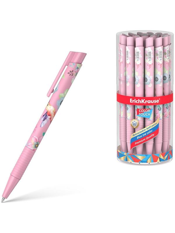 Ручка шариковая автоматическая ErichKrause ColorTouch Colibri, узел 0.7 мм,  цвет чернил синий, корпуса 