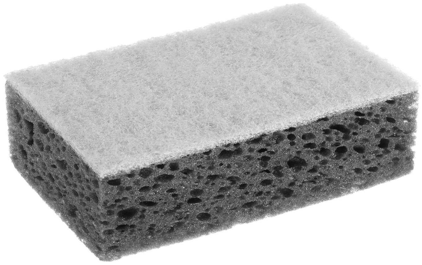 Губка автомобильная с абразивом, 160х100х55 мм