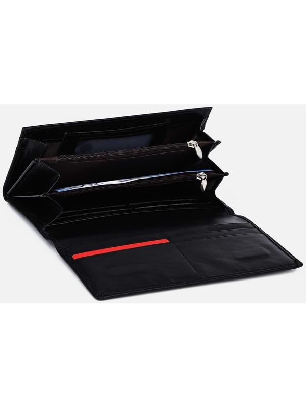 Кошелёк на магнитах, цвет чёрный