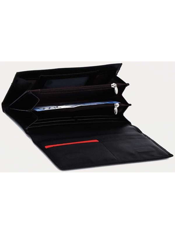 Кошелёк на магнитах, цвет чёрный