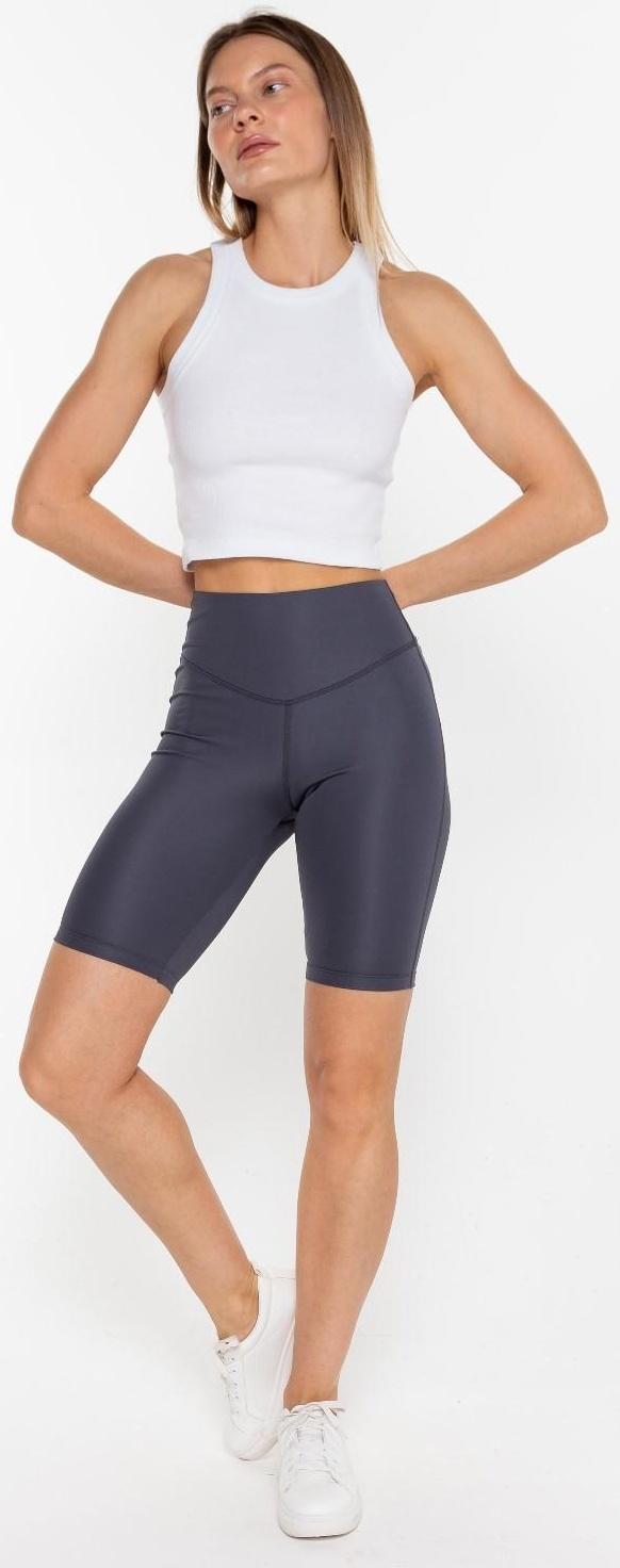 Велосипедки женские, цвет графит, размер 48