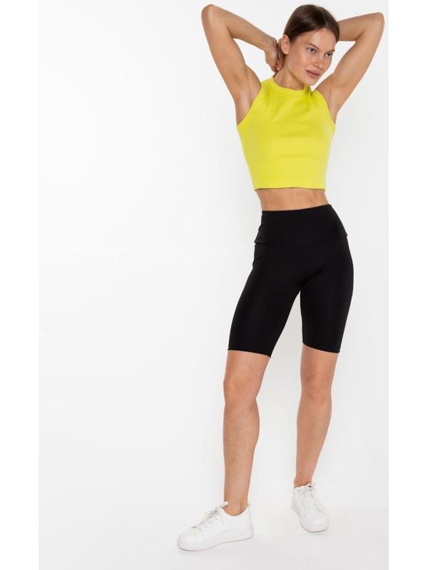 Велосипедки женские, цвет чёрный, размер 44