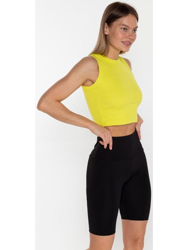 Велосипедки женские, цвет чёрный, размер 44