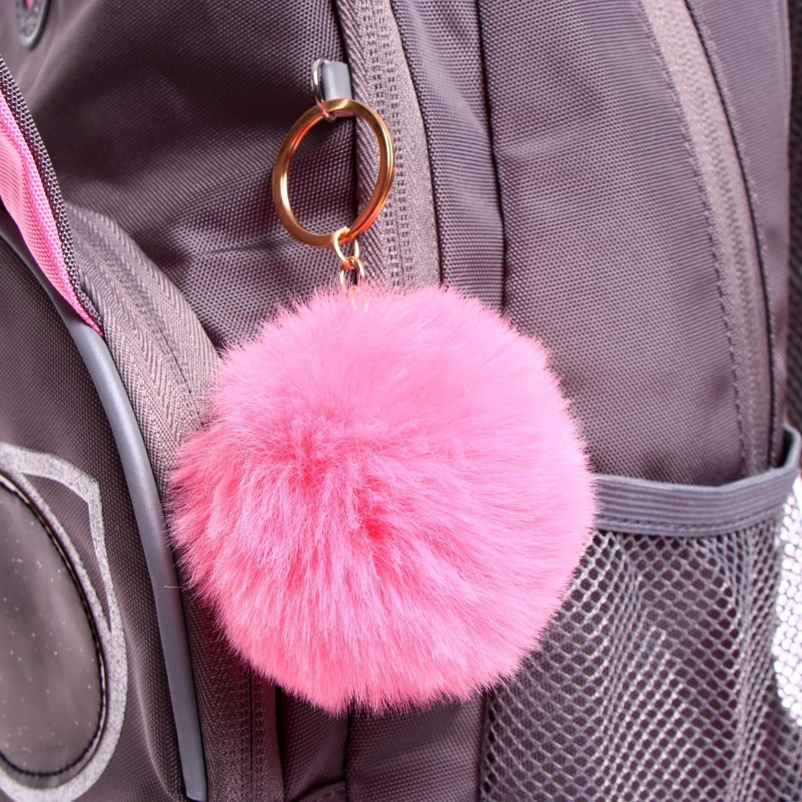 Рюкзак школьный, 40 х 27 х 20 см, Grizzly 360, эргономичная спинка, отделение для ноутбука, + брелок, серый RG-360-7_4