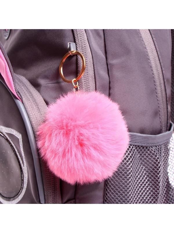 Рюкзак школьный, 40 х 27 х 20 см, Grizzly 360, эргономичная спинка, отделение для ноутбука, + брелок, серый RG-360-7_4