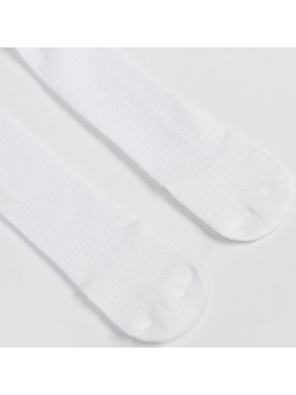 Колготки детские, цвет белый, рост 86-92