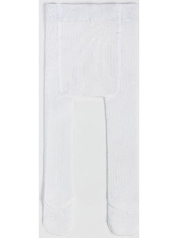 Колготки детские, цвет белый, рост 86-92