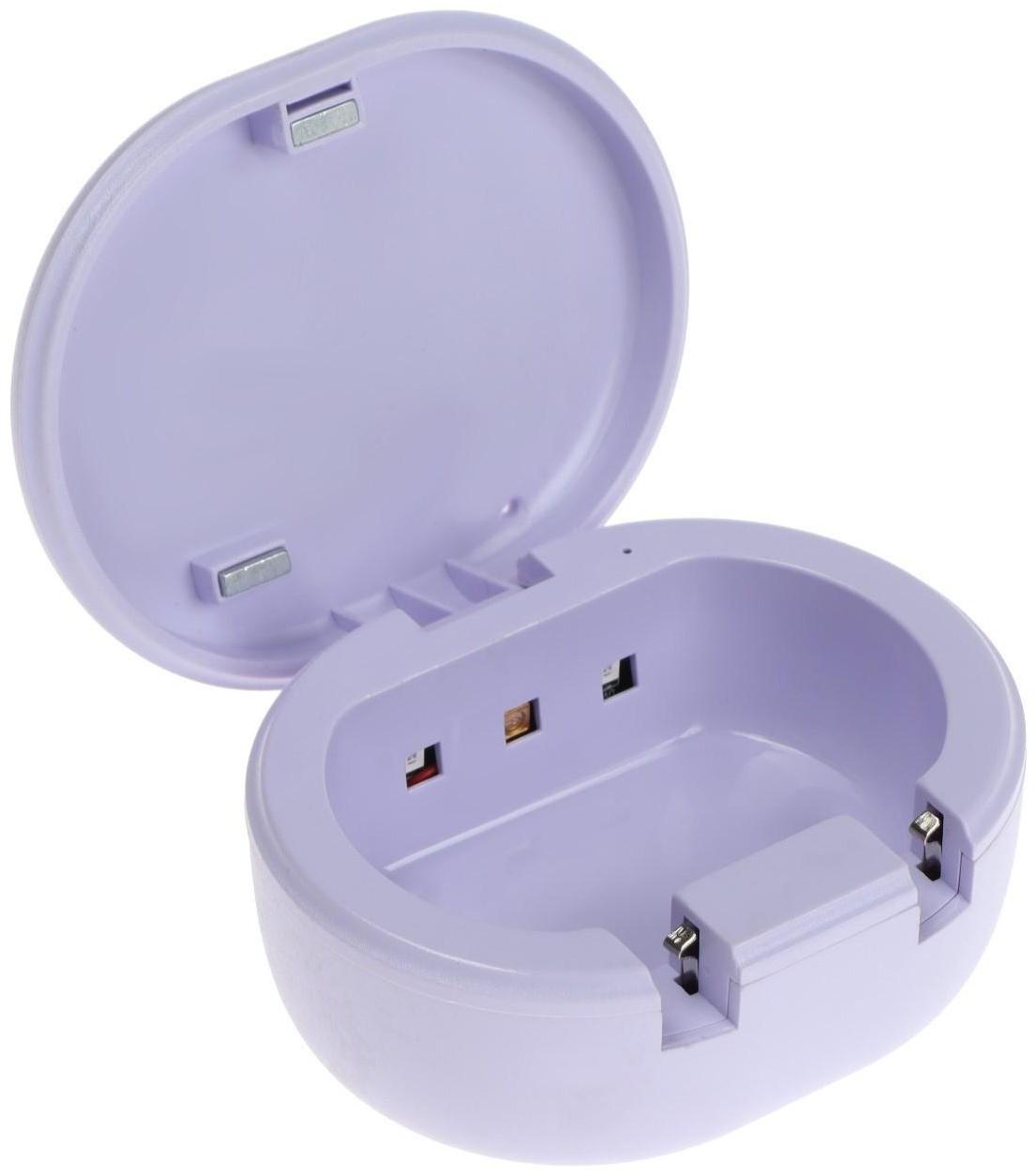 Портативный стерилизатор для зубных щеток LGS-10, 450 мА/ч, 5Вт, micro-usb, фиолетовый