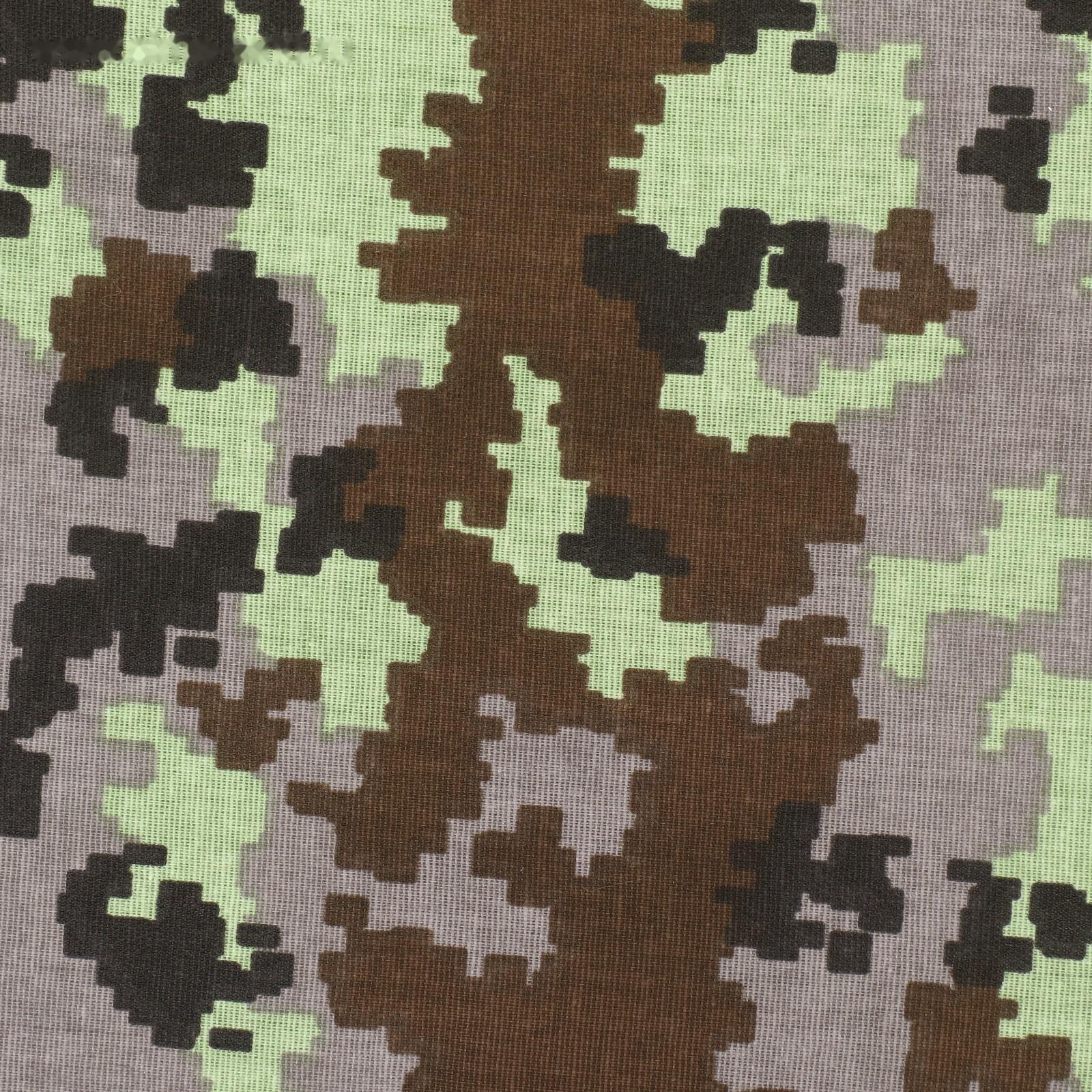 Подстилка  стёганая, поликоттон, периотек 80 х 60 х 3 см, камуфляж