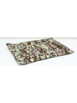 Подстилка  стёганая, поликоттон, периотек 80 х 60 х 3 см, камуфляж