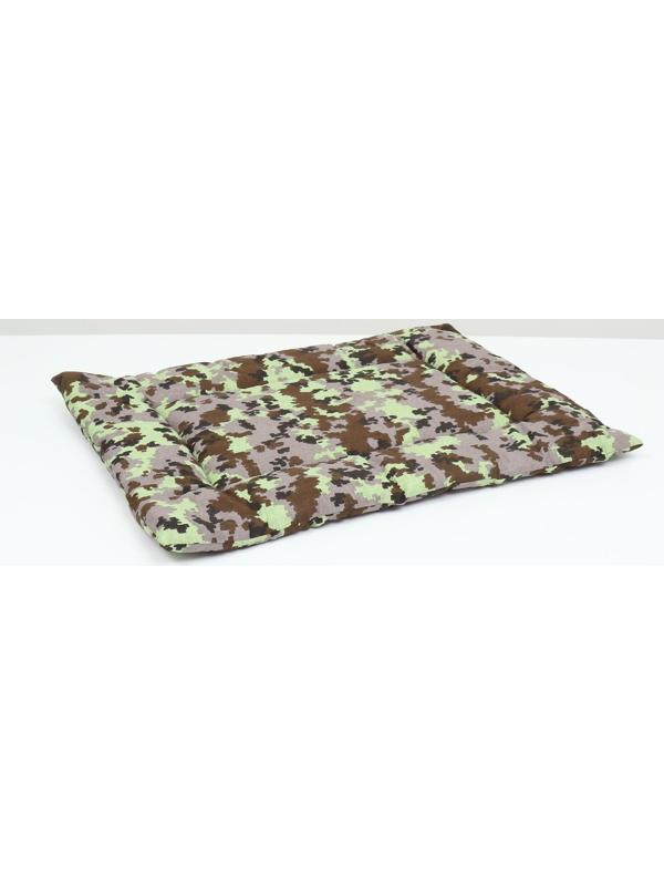 Подстилка  стёганая, поликоттон, периотек 80 х 60 х 3 см, камуфляж