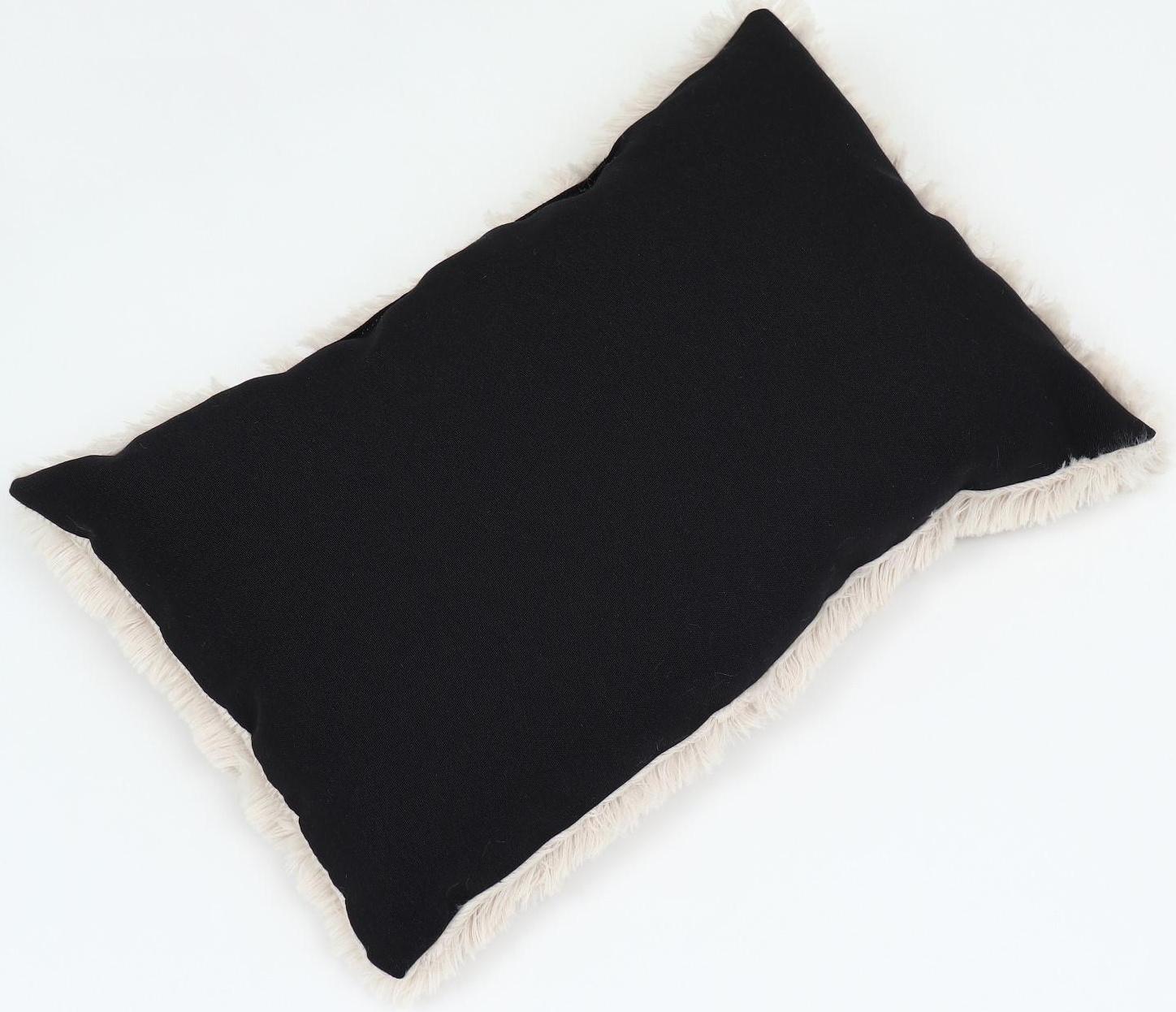 Лежак с подушкой  мех, экокожа,  57 х 41 х 17см,бежевый