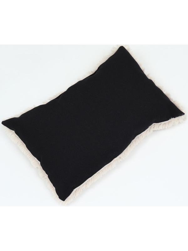 Лежак с подушкой  мех, экокожа,  57 х 41 х 17см,бежевый