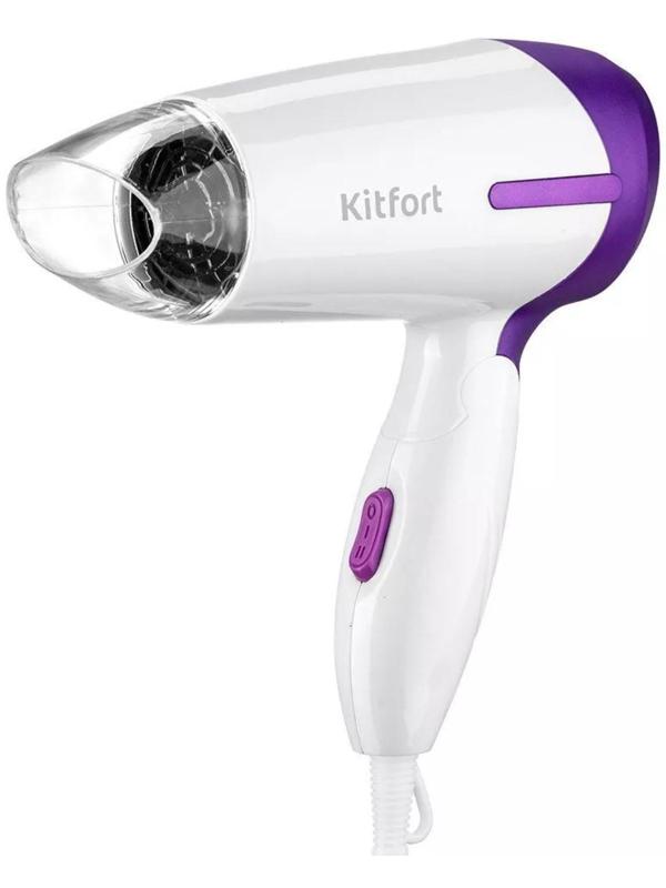 Фен Kitfort КТ-3209, складной, 850 Вт, 2 скорости, шнур 1.2 м