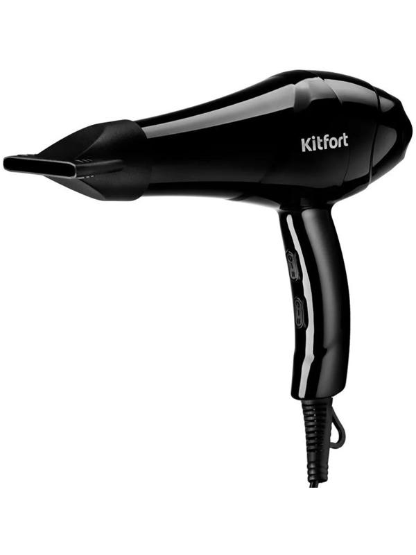 Фен Kitfort КТ-3204, 1000-1200 Вт, 2 скорости, 3 режима, концентратор, шнур 1.6 м