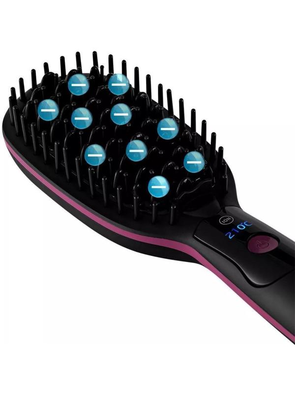 Электрическая расческа-выпрямитель Kitfort КТ-3221, 40 Вт, 210°C, шнур 1.6 м