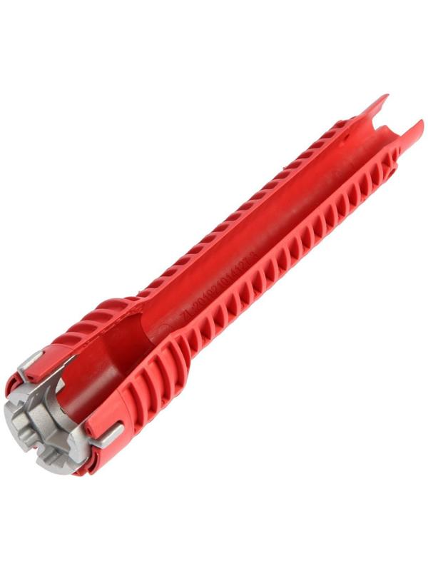 Ключ сантехнический 8 в 1 ТУНДРА, вставки 21-40 мм, корпус 28 и 52 мм, экстрактор, 250 мм