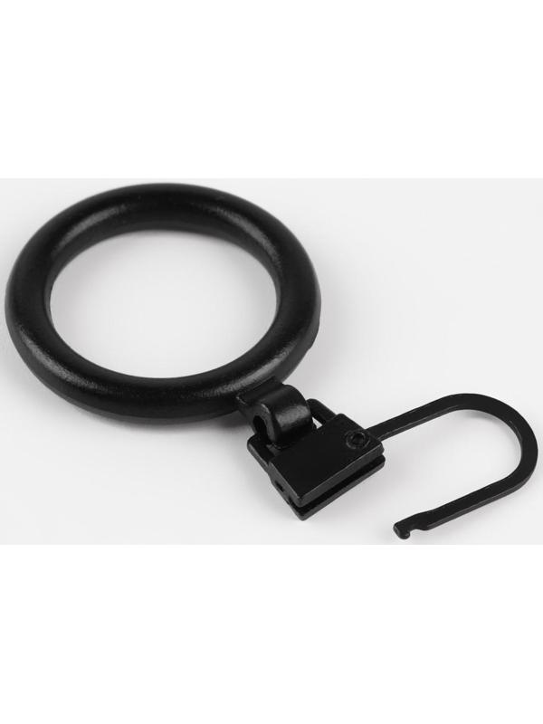 Пуллер для молнии, металлический, 4,5 × 2,3 см, 5 шт, цвет чёрный