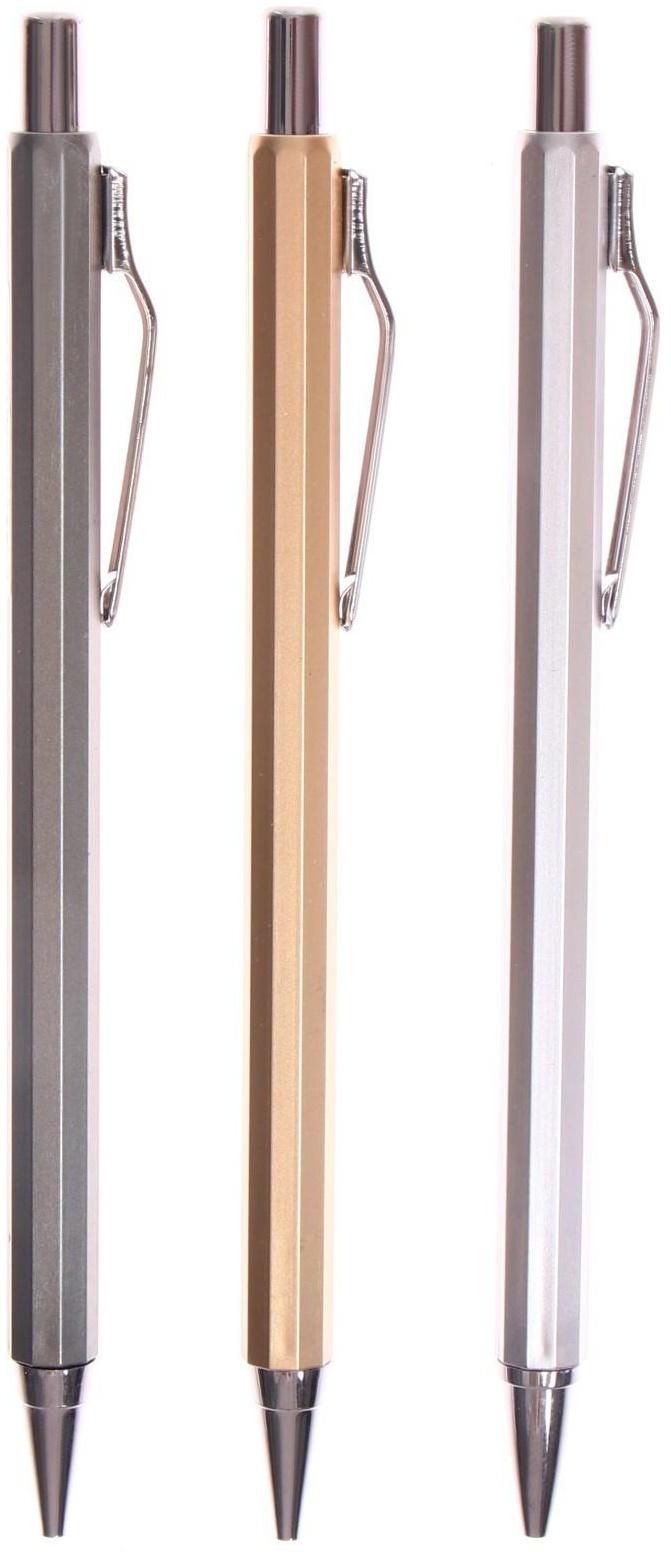 Карандаш механический 0,5мм, корпус МИКС металлик (штрихкод на штуке)