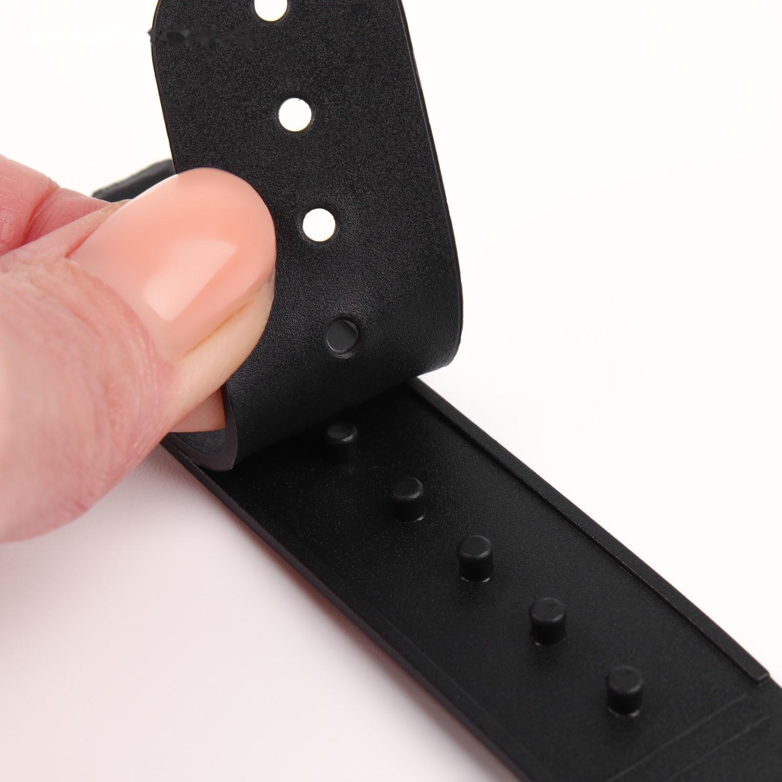 Застёжка для бейсболки, 8 × 2 см, цвет чёрный