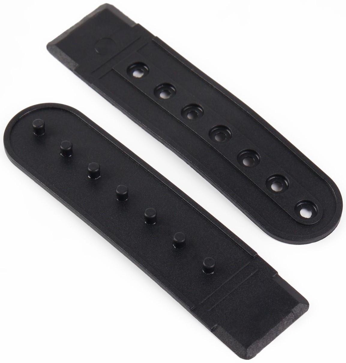 Застёжка для бейсболки, 8 × 2 см, цвет чёрный