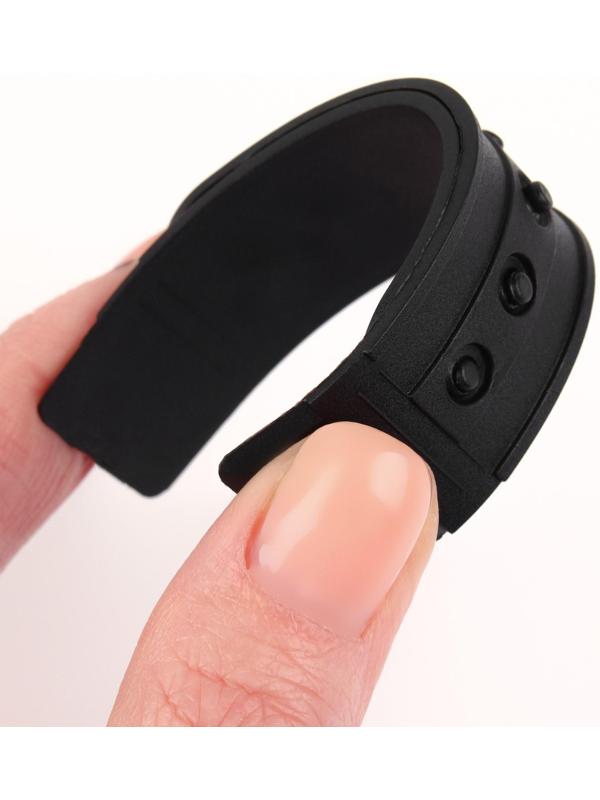 Застёжка для бейсболки, 8 × 2 см, цвет чёрный