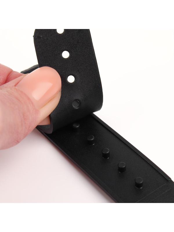 Застёжка для бейсболки, 8 × 2 см, цвет чёрный