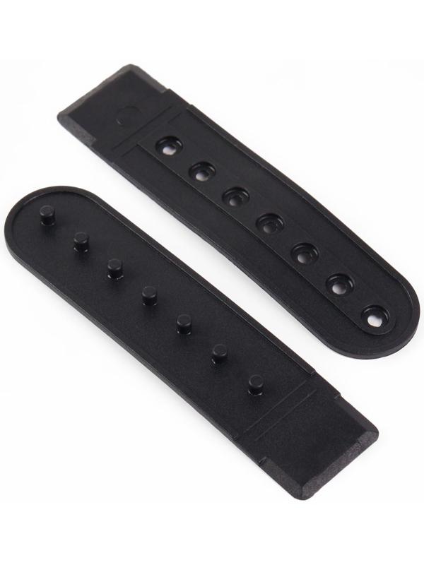 Застёжка для бейсболки, 8 × 2 см, цвет чёрный