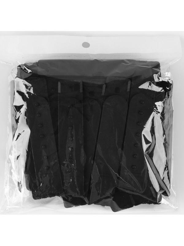 Застёжка для бейсболки, 8 × 2 см, цвет чёрный