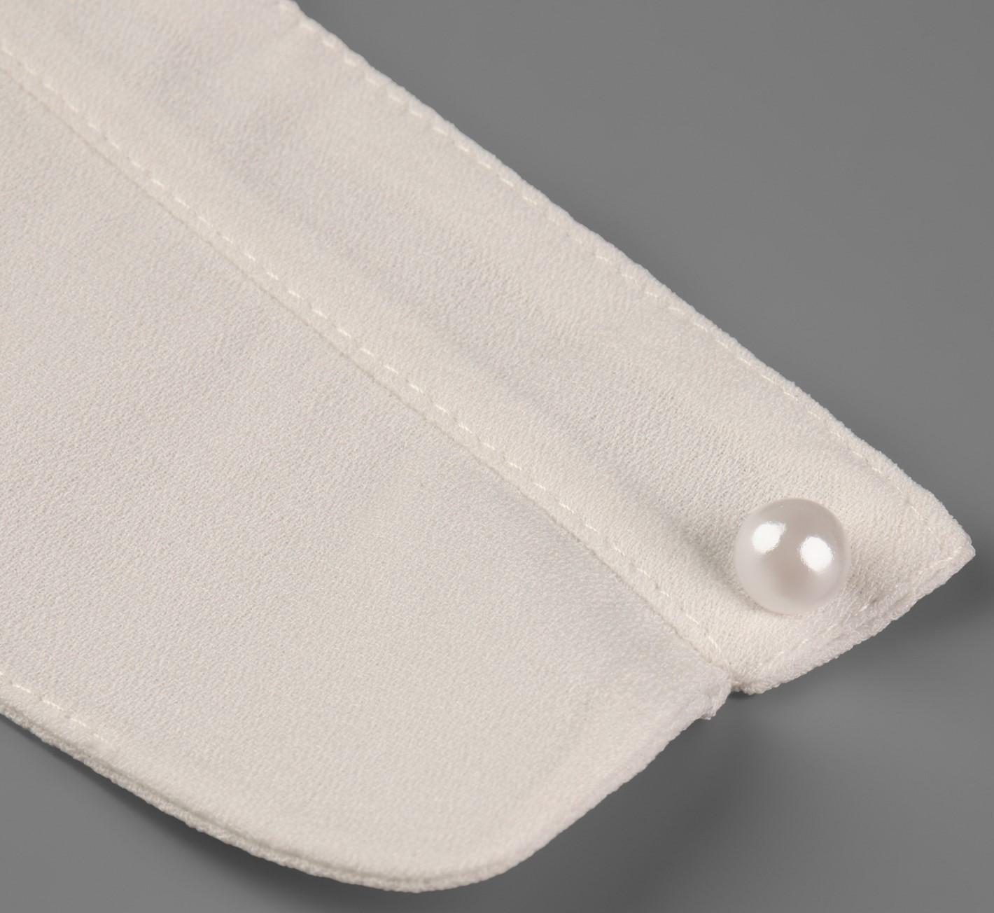 Воротник съёмный, 42 × 6 см, цвет айвори