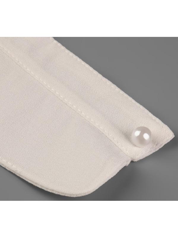 Воротник съёмный, 42 × 6 см, цвет айвори